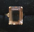 Vintage 1960s Smokey Quartz Dress Ring Vintage 1960s Smokey Quartz Dress Ring